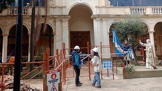 Avanzan obras de reparación en la Catedral Basílica de Jujuy