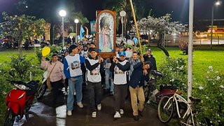 Desde Libertador y Fraile hoy parten los jóvenes peregrinos