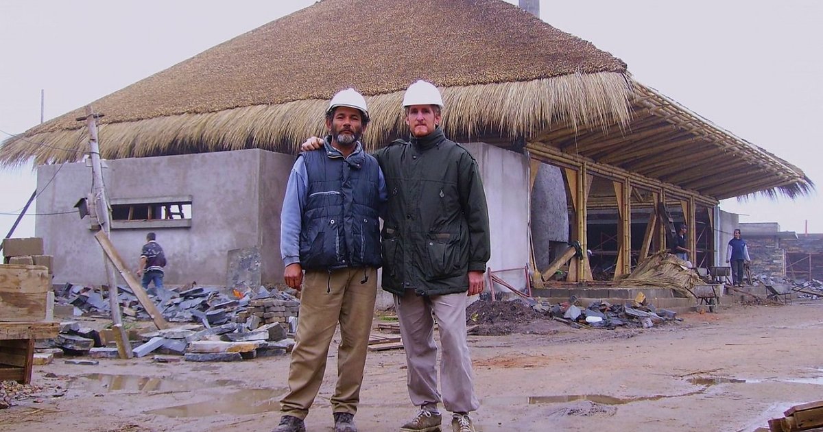 “Hemos hecho varias construcciones con bambú”