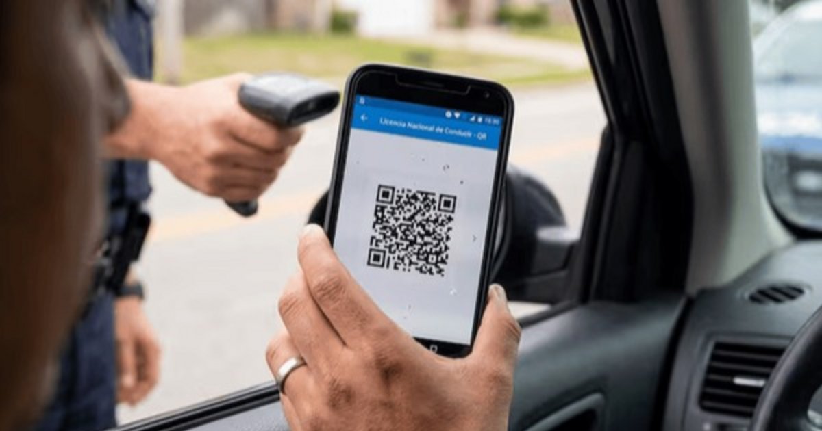 Cómo visualizar la licencia sin conexión a internet durante un control vial