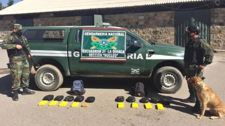 Detenidos con cocaína y marihuana por gendarmes