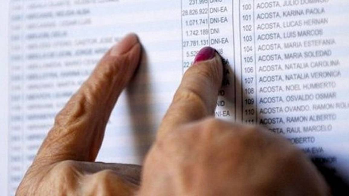 El Gobierno destinará 942 millones de pesos para la impresión de padrones electorales