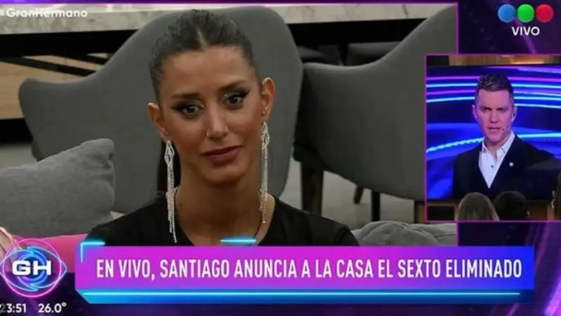 Juliana es la nueva eliminada de la casa de Gran Hermano