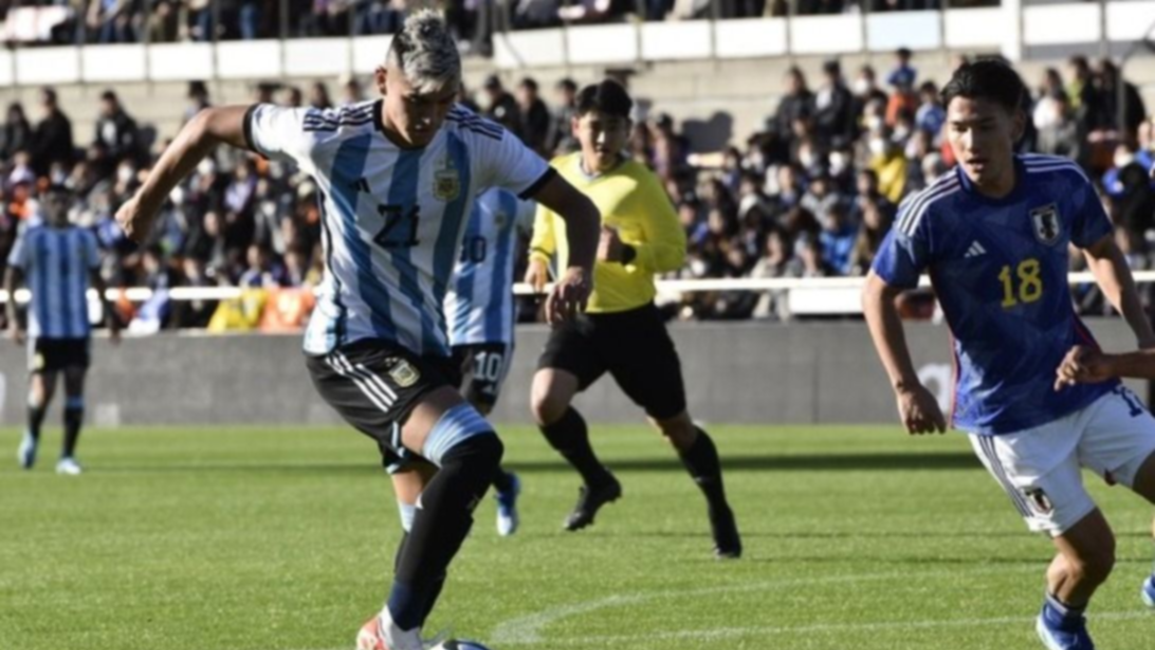 El seleccionado Sub-23 de Argentina fue goleado por Japón