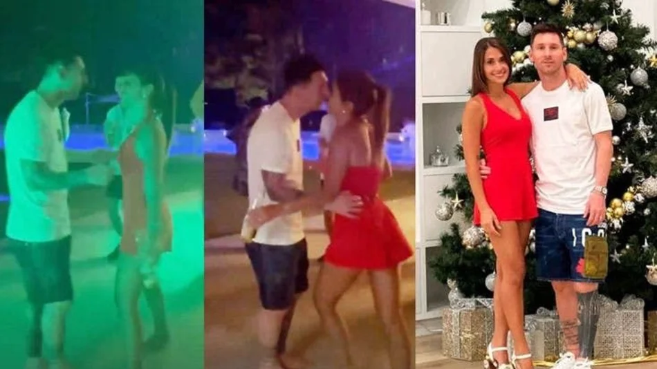 Antonela Roccuzzo compartió un video a puro baile junto a Lionel Messi en Navidad