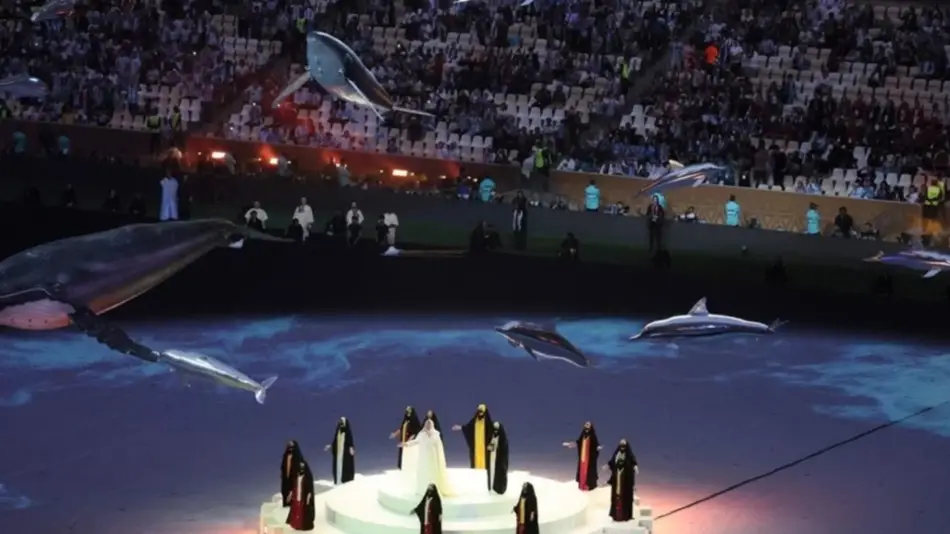 Todo el color de "Una noche memorable", la ceremonia de cierre de la Copa