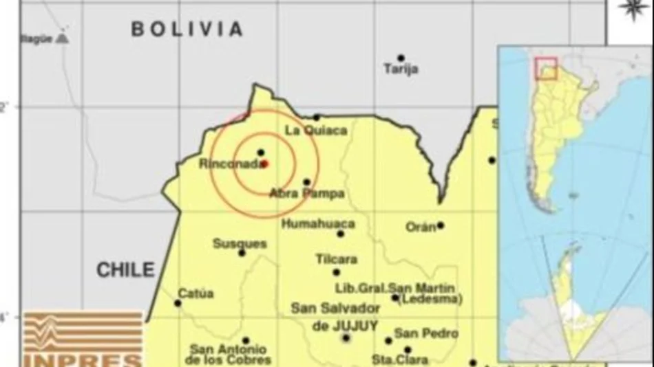 Este domingo se produjeron seis sismos en Jujuy, uno de ellos de magnitud considerable 