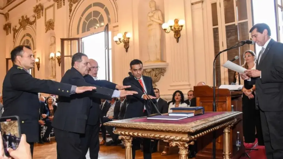 Juraron ayer funcionarios de los distintos ministerios