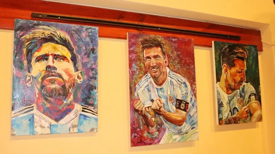 "Colores del capitán" Palpalá rinde homenaje a Messi por el titulo del mundial Qatar 2022