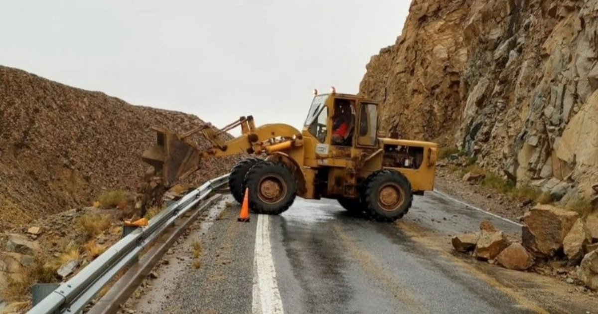 Vialidad Provincial trabajó en el despeje de la Ruta Nacional 52